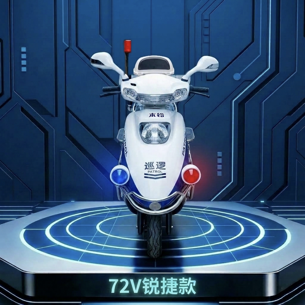 本铃锐捷款合规电动巡逻车