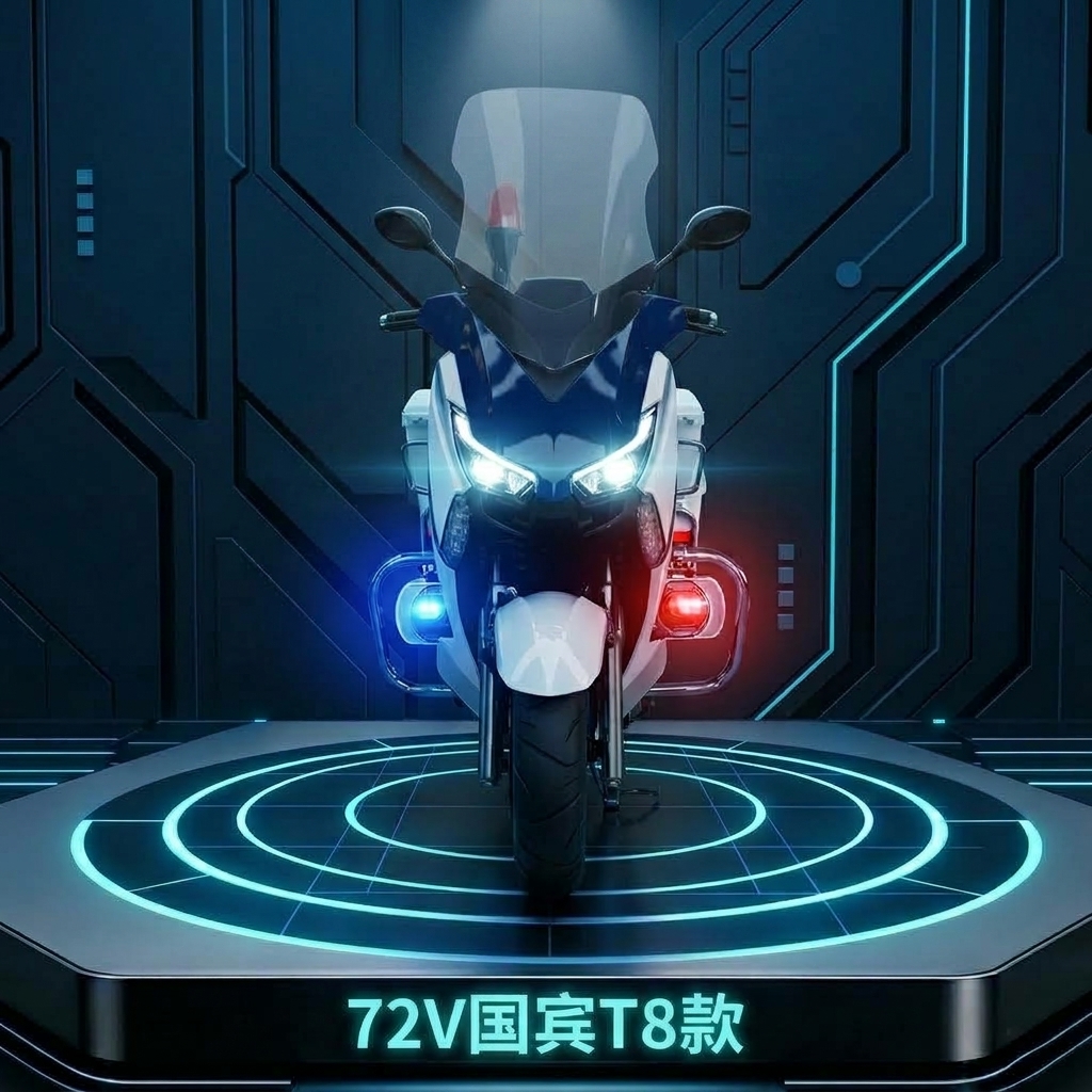 本铃高端T8款电动巡逻摩托车